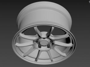SSR GTV02 Wheel 3Dモデル