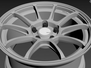 SSR GTV02 Wheel 3Dモデル