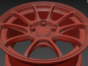 SSR GTV02 Wheel 3Dモデル