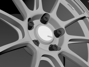 SSR GTV02 Wheel 3Dモデル