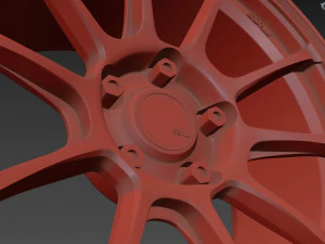 SSR GTV02 Wheel 3D Model