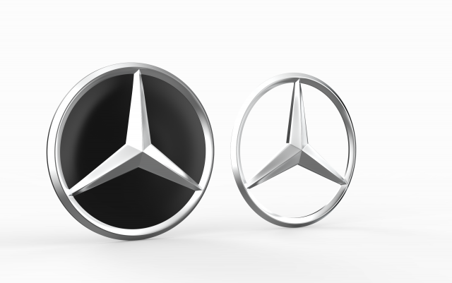 Mercedes-Benz Logo Gratis Modello 3D in Parti di auto 3DExport