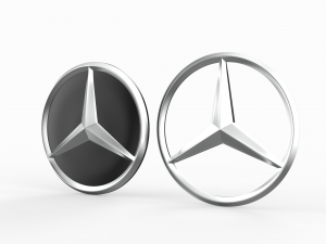 Mercedes-Benz Logo Model 3D