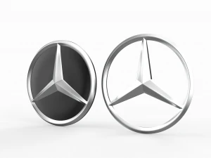 Mercedes-Benz Logo 3D Model