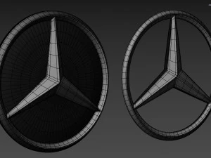 Mercedes-Benz Logo 3D Model