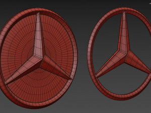 Mercedes-Benz Logo Model 3D