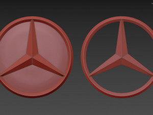 Mercedes-Benz Logo Model 3D