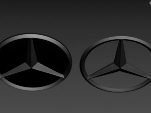 Mercedes-Benz Logo 3D Model