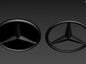 Mercedes-Benz Logo 3D Model