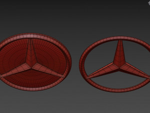 Mercedes-Benz Logo Model 3D