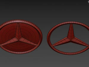 Mercedes-Benz Logo 3D Model