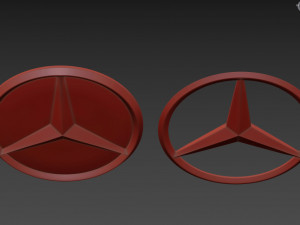 Mercedes-Benz Logo Model 3D