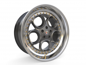 Alfa Romeo custom wheel 3D Model