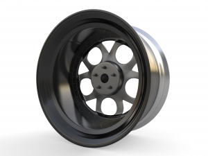 Alfa Romeo custom wheel 3D Model