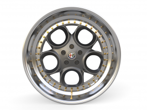 Alfa Romeo custom wheel 3D Model