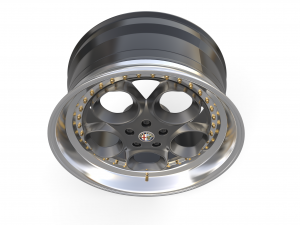 Alfa Romeo custom wheel 3D Model