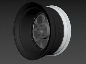 Alfa Romeo custom wheel 3D Model