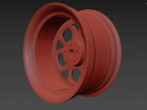 Alfa Romeo custom wheel 3D Model
