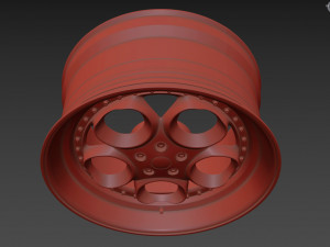 Alfa Romeo custom wheel 3D Model