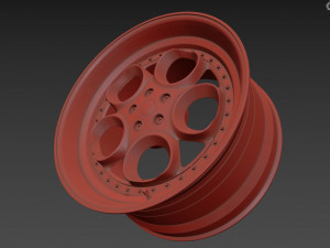 Alfa Romeo custom wheel 3D Model