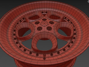 Alfa Romeo custom wheel 3D Model