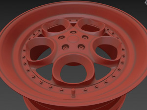 Alfa Romeo custom wheel 3D Model