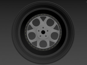Alfa Romeo custom wheel 3D Model