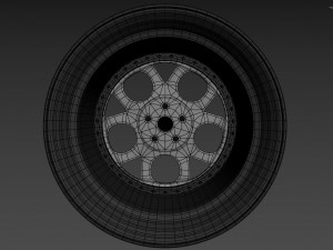 Alfa Romeo custom wheel 3D Model
