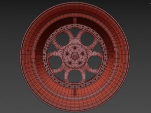 Alfa Romeo custom wheel 3D Model