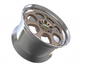 BBS Bugatti costom wheel and stock wheel 3D Модель