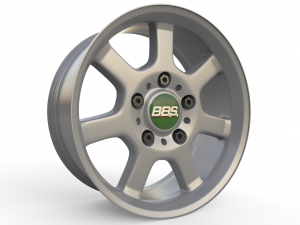BBS Bugatti costom wheel and stock wheel 3D Модель