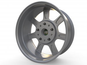 BBS Bugatti costom wheel and stock wheel 3D Модель