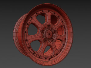 BBS Bugatti costom wheel and stock wheel 3D Модель