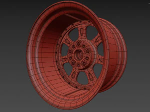 BBS Bugatti costom wheel and stock wheel 3D Model