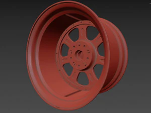 BBS Bugatti costom wheel and stock wheel 3D Model