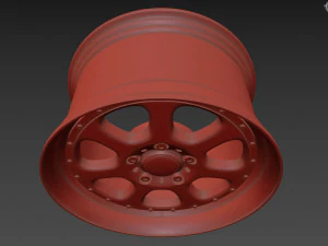 BBS Bugatti costom wheel and stock wheel 3D Model