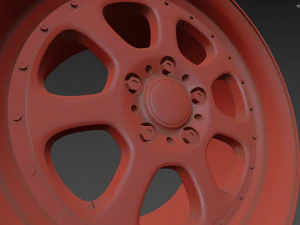 BBS Bugatti costom wheel and stock wheel 3D Model