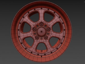 BBS Bugatti costom wheel and stock wheel 3D Модель