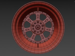 BBS Bugatti costom wheel and stock wheel 3D Модель
