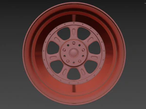 BBS Bugatti costom wheel and stock wheel 3D Model