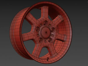 BBS Bugatti costom wheel and stock wheel 3D Model