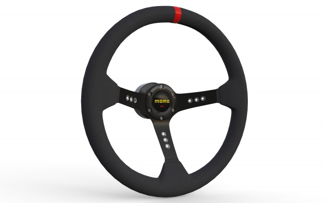 MOMO Steering Wheel 3D Модель .c4d .max .obj .3ds .fbx .stl .blend 