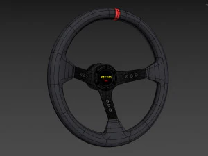 MOMO Steering Wheel 3D Model