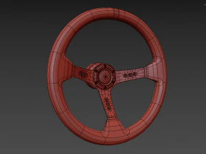 MOMO Steering Wheel 3D Model