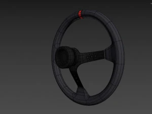 MOMO Steering Wheel 3D Model
