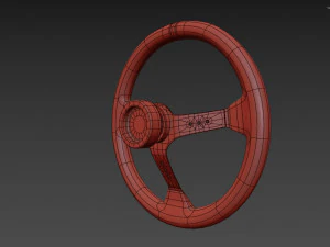 MOMO Steering Wheel 3D Model