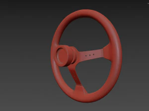MOMO Steering Wheel 3D Model
