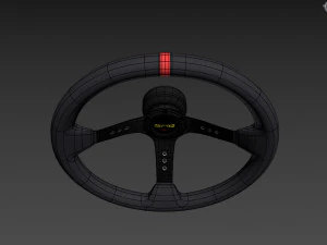 MOMO Steering Wheel 3D Model