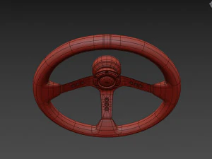 MOMO Steering Wheel 3D Model