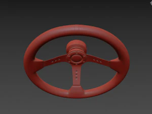 MOMO Steering Wheel 3D Model